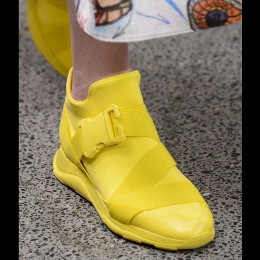 CHRISTOPHER KANE  Neoprene high-top sneakers
